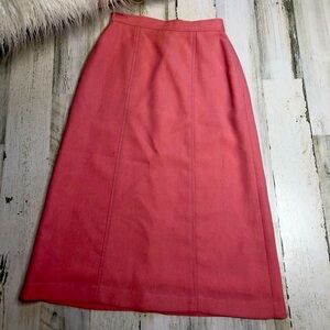 Vintage White Stag Pencil Skirt Size 6 pink